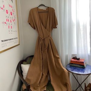 Sotela Stella Culottes Jumpsuit Camel Plus Size | 6